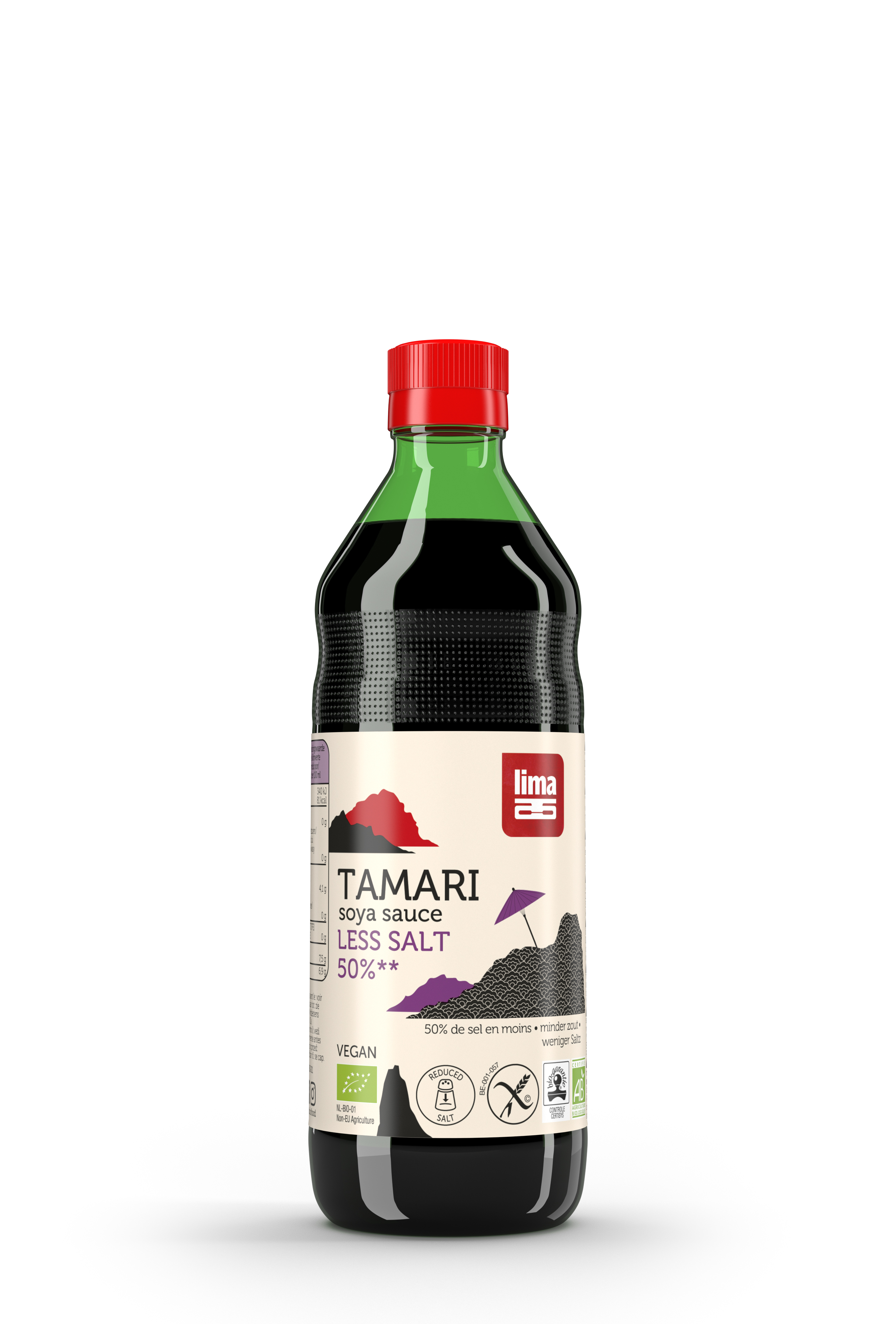 Lima Tamari 50% moins de sel bio 500ml
